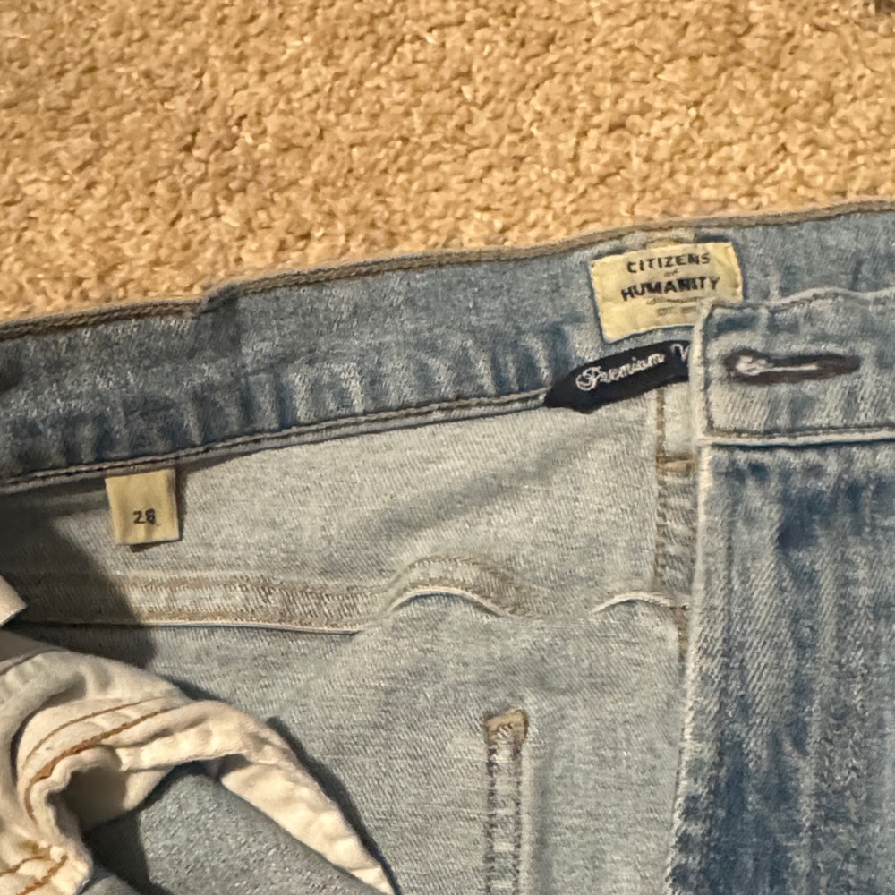 Citizens Of Humanity Sky Blue Denim Jeans
